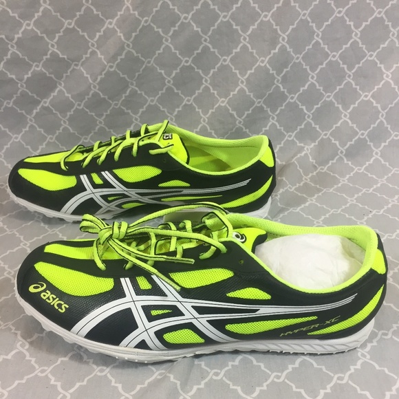 Men's Asics Hyper XC Electric Lemon, White - Picture 1 of 5